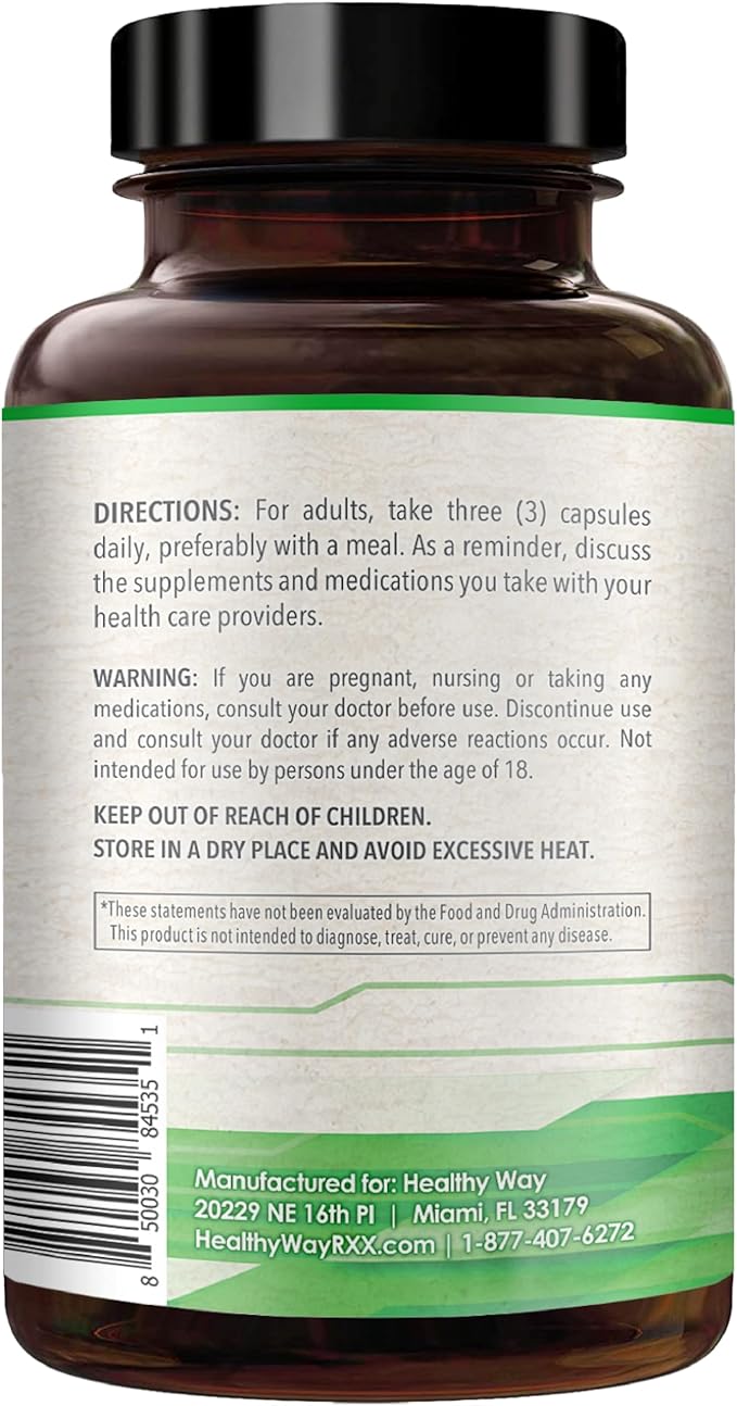 1500mg SAM-e Supplement - High Strength S-Adenosyl-L-Methionine Capsules 1500mg per Serving for Brain Liver and Mood Support - Non-GMO High Absorption Same Supplement (60 Servings)