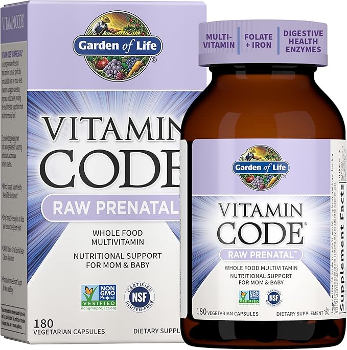 Garden of Life Vitamin Code® RAW Prenatal™ 180 Vegetarian Capsules
