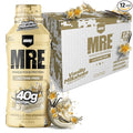 REDCON1 MRE Ready to Drink Protein Shake Vanilla Milkshake - Lactose Free RTD 40gr Protein Made with Real Whole Food Protein Blends - Easy to Digest Nutritional Shake (12 Pack)