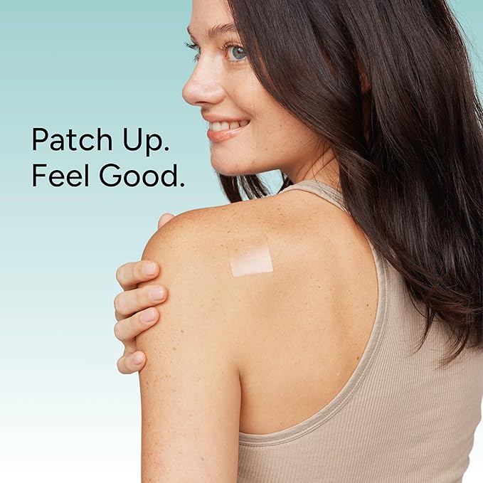 The Patch Remedy Relax Patch | L-Theanine Lemon Balm Valerian Ashwagandha Passionflower | 30 Patches