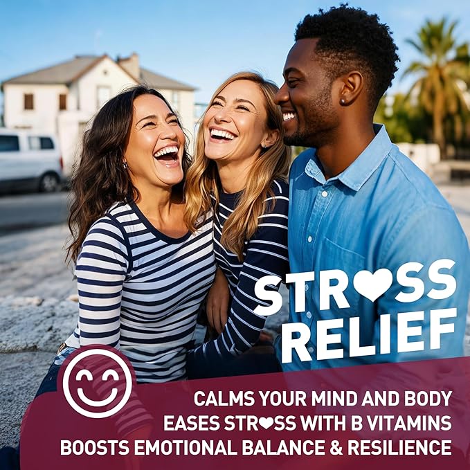 Inositol Gummies Supplement with Evening Primrose Oil for Women + Brain &amp Mood Support Gummies Super Vitamin B Complex for Men &amp Women