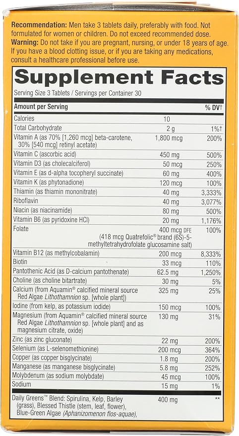 Nature's Way Alive! Men's Multi Vitamin 90 CT