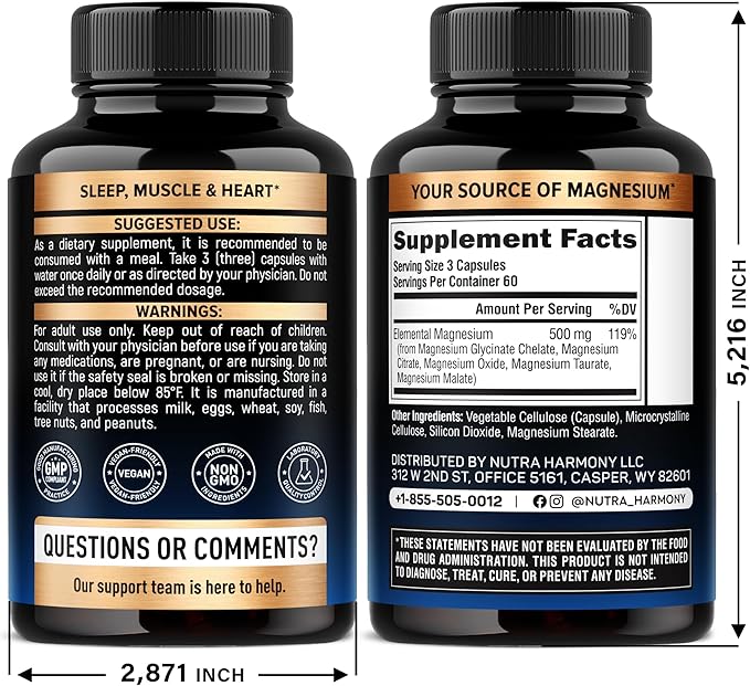 NUTRAHARMONY Vitamin D3 K2 &amp Magnesium Complex Capsules
