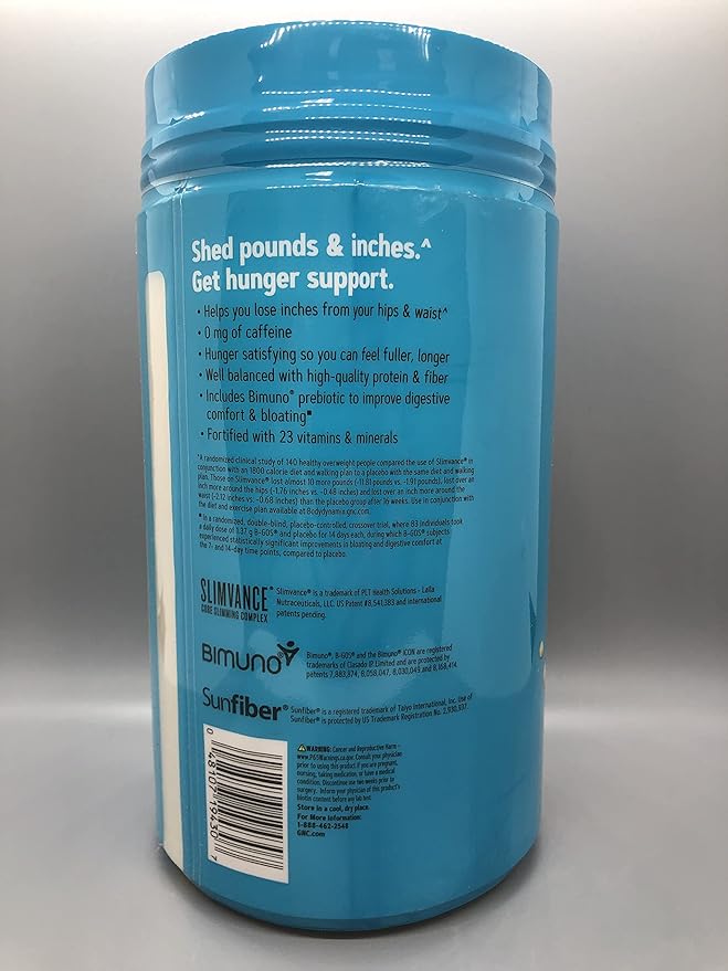 GNC Total Lean Lean Shake + Slimvance Caffeine Free - Vanilla Caramel (20 Servings)