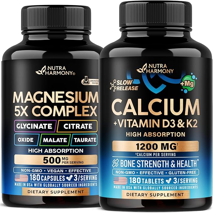 Magnesium Complex Capsules &amp Calcium Tablets