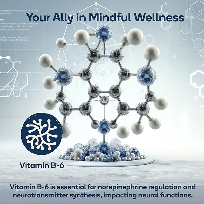 Brain - Balanced Neurotransmitter Support Supplement - Zinc B6 Biotin for Cognitive Function - 90 Veggie Capsules (Brain)