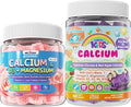 Kids Calcium Gummies + D3 &amp Magnesium for 4+ + Kids Calcium Soft Chews for 9+