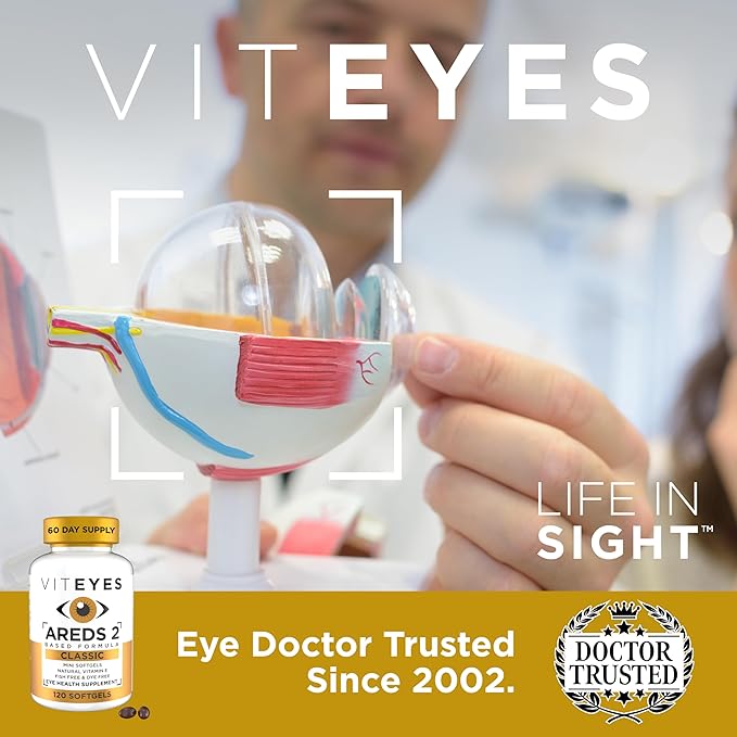 VITEYES® AREDS 2 Softgels 120 Count - Single Daily Dose Eye Vitamin