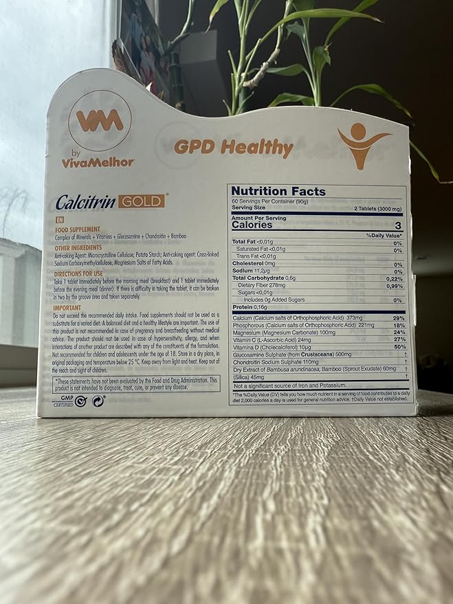 Calcitrin Gold Dietary Supplement Mobility Reinforcement 60 Tablets
