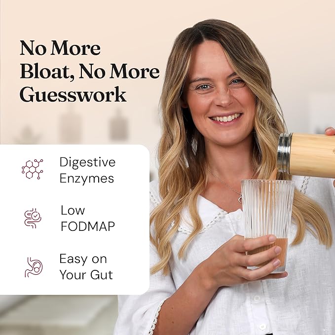 Nourished Natural Health FloFit Pea Protein Powder - Hormone Balance for Women - Vegan Plant Based Protein with Low Carbs - Acne Friendly Cycle Friendly Easy to Digest - Gluten-Free Caffeine-Free