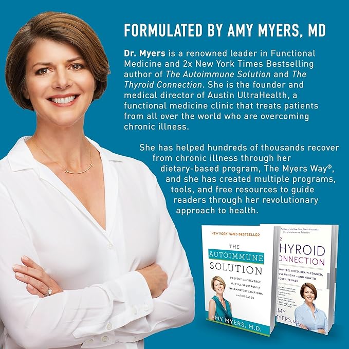 Amy Myers MD Liposomal Vitamin C - Non-GMO High-Absorption Supplement for Immune Support &amp Collagen Production - Gluten-Free Non-Dairy &amp Non-Soy - 16 Fl Oz