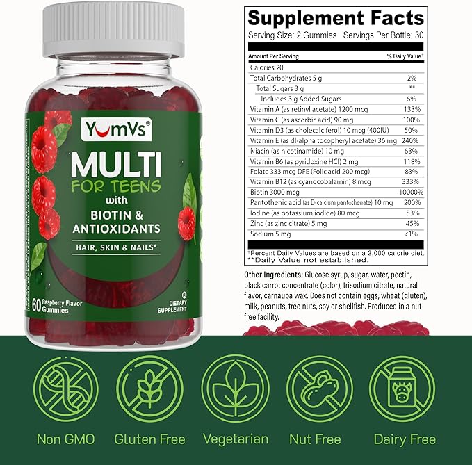 Multivitamin for Adults &amp Teens Bundle – Complete Daily Health Support Gummies
