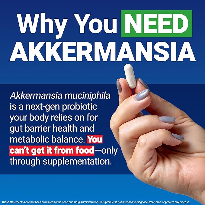 Force Factor ProbioSlim Akkermansia Prebiotics &amp Probiotics with 1B AFUs Akkermansia Muciniphila Prebiotics &amp Chromax Chromium Support Lean Body Mass Digestion &amp Gut Health 60 Vegetab