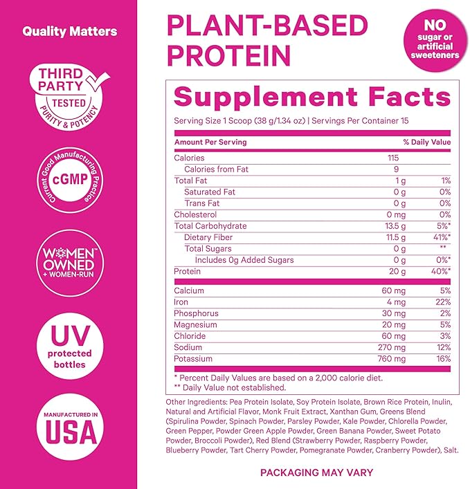 Pink Stork Workout Supplements for Women Bundle - 5g Micronized Creatine Monohydrate + 20g Vanilla Plant Based Protein Powder for Women Supports Muscles Energy Cognitive Function