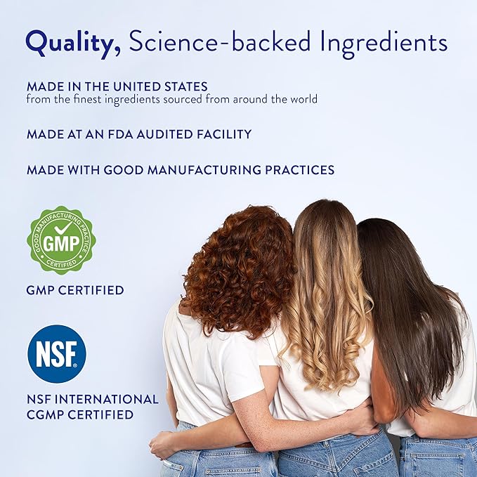 Routine Wellness Hair Growth Supplement – CLINICALLY Tested Thicker Fuller-Looking Hair Support with Biotin &amp Key Nutrients Vegetarian &amp Gluten-Free Vitamins - 1 Bottle 30 Day Supply