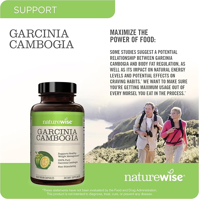 NatureWise Green Coffee Bean 800mg and Garcinia Cambogia 180 Capsules Weight Goals Support