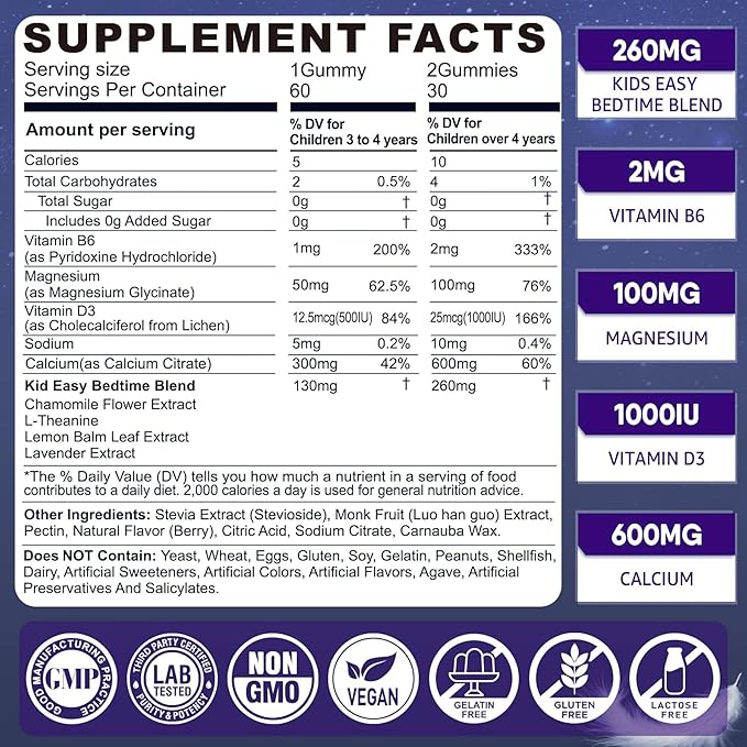 Magnesium Glycinate Potassium Citrate Gummies 2Pack