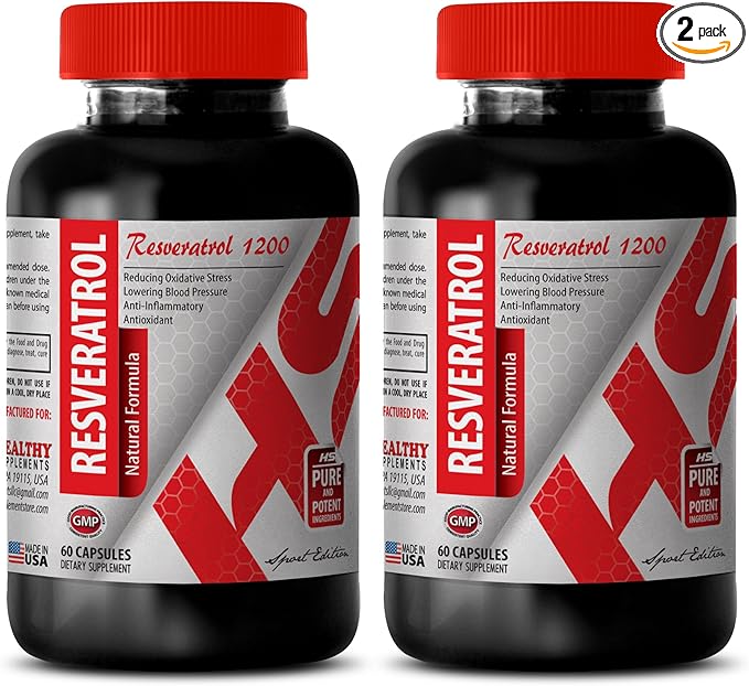 Trans-RESVERATROL Supplement - resveratrol Supplement resveratrol Complex Berry resveratrol Advanced resveratrol Formula Resveratrol for Skin Organic resveratrol Resveratrol for Energy 2Bot