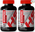 Trans-RESVERATROL Supplement - Berry resveratrol resveratrol Supplement resveratrol Complex Pure resveratrol Extract Daily resveratrol Capsules Resveratrol for Wellness Red Wine 2Bot