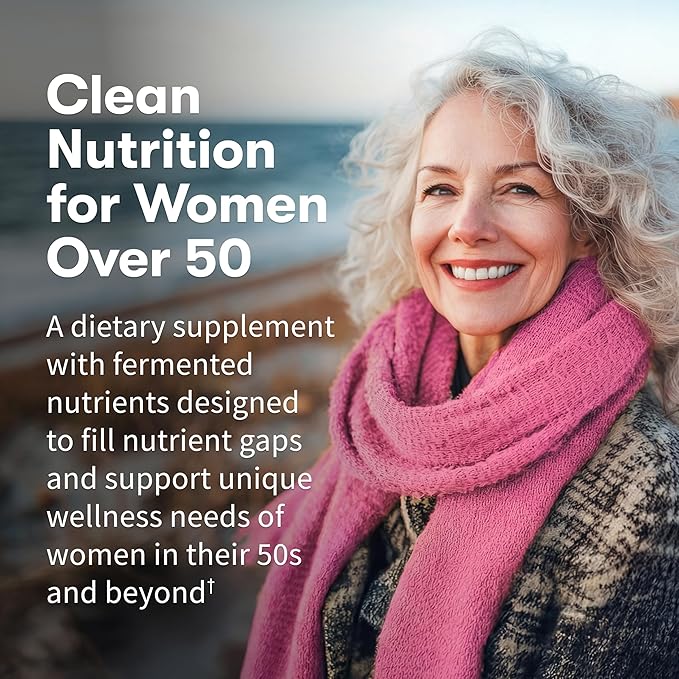 Garden of Life Vitamin Code Multivitamin for Women 50 &amp Over B Vitamins A C D3 E &amp K CoQ10 Probiotics &amp Enzymes for Women 50 Plus 240 Capsules