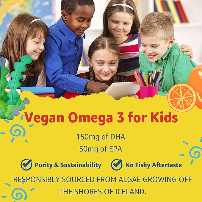 Organic Spirulina Chlorella Gummies 1 Pack + Sugar Free Kids Multivitamin Gummies 1 Pack