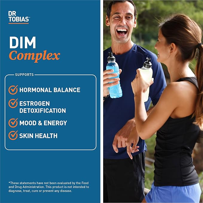 Dr. Tobias Deep Immune Probiotics &amp Prebiotics and DIM Complex Supports Digestive Health Gut Immune Function Hormone Balance for Women &amp Men