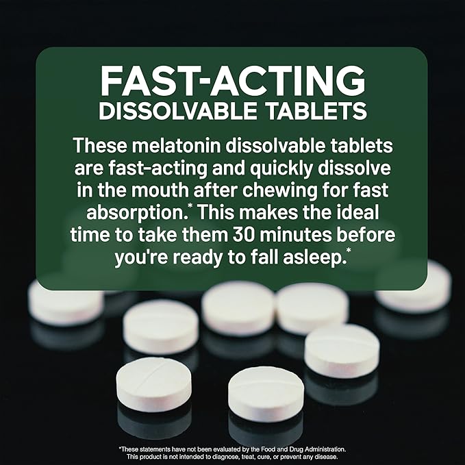 SMARTERNUTRITION Smarter Sleep Melatonin Dissolvable Tablets 4.5 mg + Natural Clinically Proven Lactium® for Sleep &amp Stress Support - Mint Flavor Melatonin Tablets - Non-GMO-60 Count[30-Day Supply