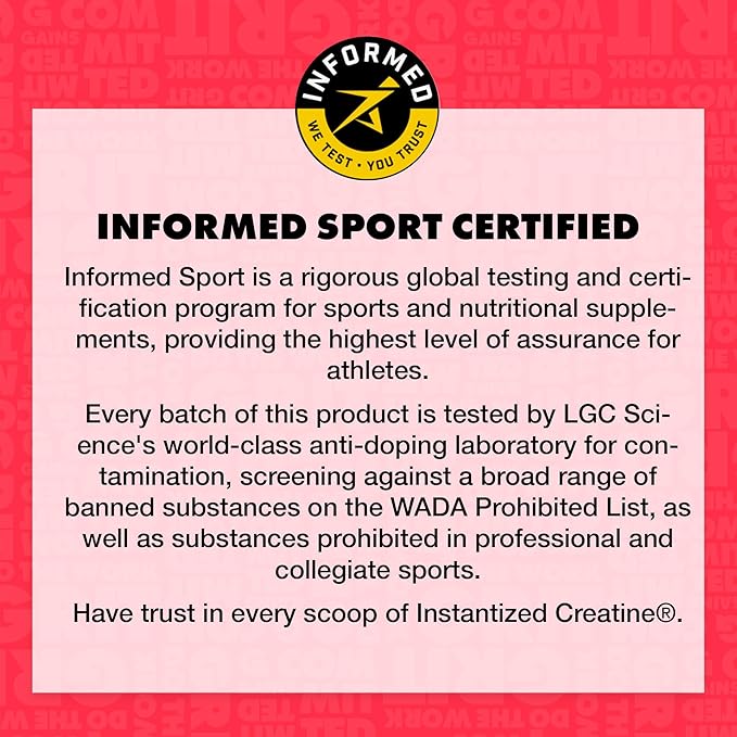 Gains in Bulk Instantized Creatine Monohydrate for Women and Men Soluble Pre Workout Powder Supports Muscle Building Strength and Performance Bodybuilding Supplements Sour Raspberry 30 Servings