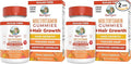 MaryRuth's Multivitamin + Hair Growth Gummies | with Lustriva® | Biotin 10000mcg | B Vitamins | Formulated for Thicker Hair Wrinkles Fine Lines Skin Care | Ages 18+ | 30 Servings (Pack of 2)