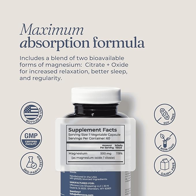 Offernova Calm &amp Repair Duo Collagen Ultra + Magnesium Ultra Duo