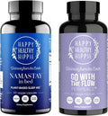 Happy Healthy Hippie PeriPeace Supplements for Women &amp Namastay Natural Sleep Aid for Adults
