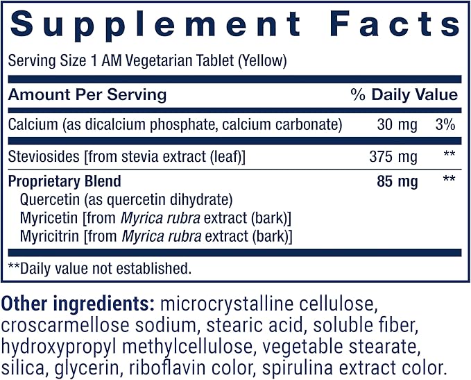 Life Extension Triple Action Blood Pressure Heart Health Supplement quercetin stevia Extract melatonin Morning and Night Support Gluten-Free Non-GMO Vegetarian 60 Tablets
