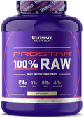 Ultimate Nutrition Prostar Raw Whey Protein Concentrate Powder Low Carb Low Fat Keto Friendly 24 Grams of Protein Per Serving with 5.5 Grams of BCAAsUnflavored 67 Servings 4.4 Pounds