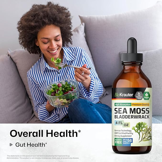 Sea Moss Tincture 4 Fl. Oz. &amp Turmeric Tincture 4 Fl. Oz.