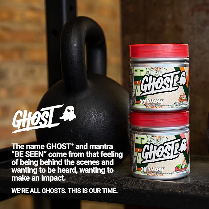 GHOST Joint Supplement Orange Cream (30 Servings) - Daily Joint Maintenance Supplement for Men &amp Women - Glucosamine HCL Chondroitin Sulfate &amp Curcumin - Cartilage Bones &amp Joint Support