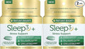 Nature's Bounty Stress Support Plus Melatonin Sleep3 Maximum Strength 100% Drug Free Sleep Aid Dietary Supplement with Ashwagandha Time Release Technology 10mg 56 Tri-Layered Tablets (Pack of 2)