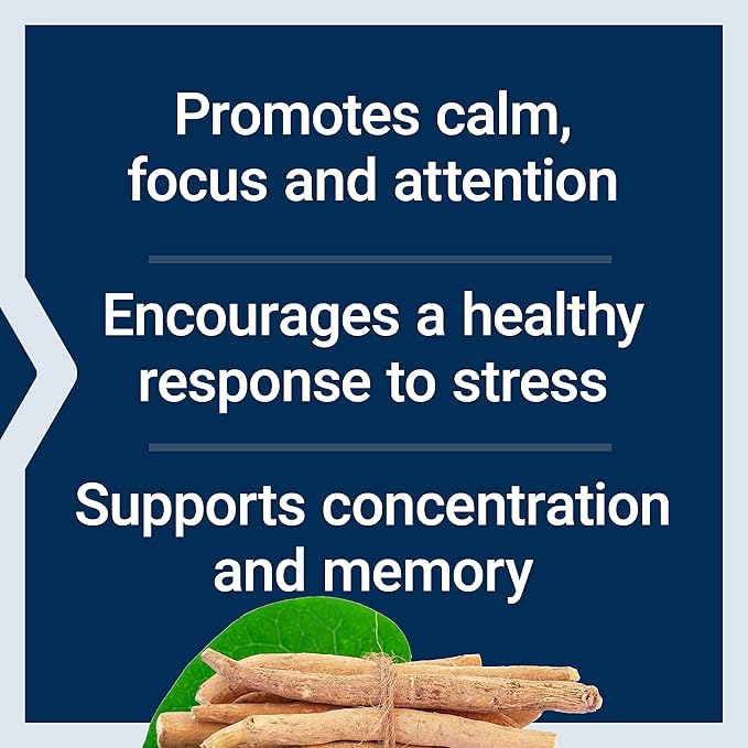 Life Extension Ashwagandha Plus Calm &amp Focus ashwagandha Extract Spearmint Extract Focus Attention Relaxation Advanced Formula 60 Vegetarian Capsules
