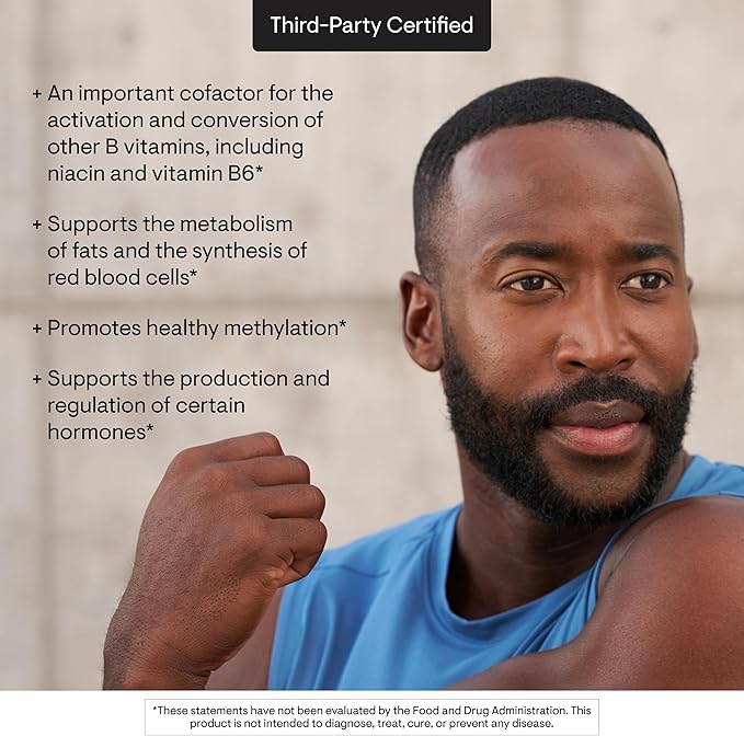 THORNE - Riboflavin 5'-Phosphate - Bioactive Tissue Ready Form of Vitamin B2 for Methylation Support* - Vitamin B2 Supplement - Third-Party Certified - Gluten Dairy &amp Soy-Free - 60 Capsules