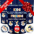 Sleep Promoting Stickers for Kids and Adults (90 Pack) - All Natural Chemical and Drug Free Sleep Support Melatonin Free Children’s Sleep Aid Promotes Healthy Sleep Cycles