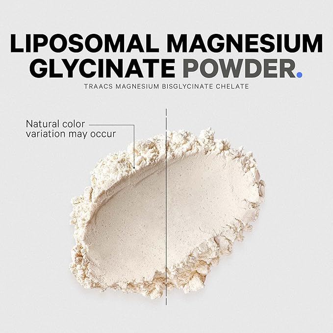Codeage Magnesium Glycinate Powder Supplement 2-Month Supply Bisglycinate Magnesium Chelate Unflavored Liposomal Delivery Chelated Magnesium Powder Mineral Non-GMO Vegan 3 oz