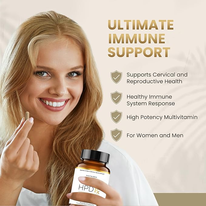 HPD Rx ONE Immunity Boost Multivitamin | Supplements for Women and Men | Advanced Immunity Defense Support | Helps Immune Response | 2-Month Supply 360 Capsules Pack of 2