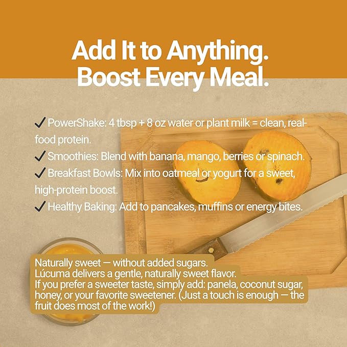 SEED Lucuma Protein Shake – Clean Plant Protein with Andean Chocho | Naturally Sweet Superfood Blend | 20g Protein | Low Sugar High Fiber Smooth &amp Creamy | Real Ingredients No Additives