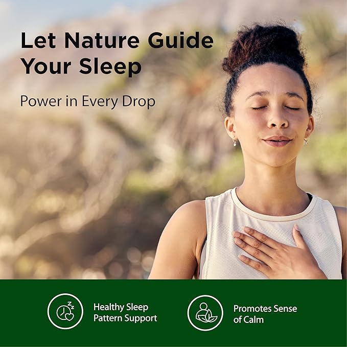 Flora - Sleep-Essence - Sleep Support Supplement - Features Lavender Lemon Balm Skullcap &amp Passionflower - Organic Non-GMO Vegan &amp Kosher - 17 fl. oz. Glass Bottle