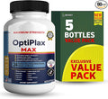 OptiPlax Max Vision Support Supplement 24 Premium Herbal Extracts Vitamins &amp Minerals 60 Capsules (5)