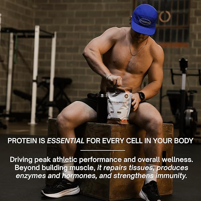 PWDRS Protein Powder | 100% Grass-Fed Whey Protein Isolate | 22g of Protein No Added Sugar | Non-GMO Gluten Free No Sucralose All Natural | 1.25 lbs (Vanilla Cream)