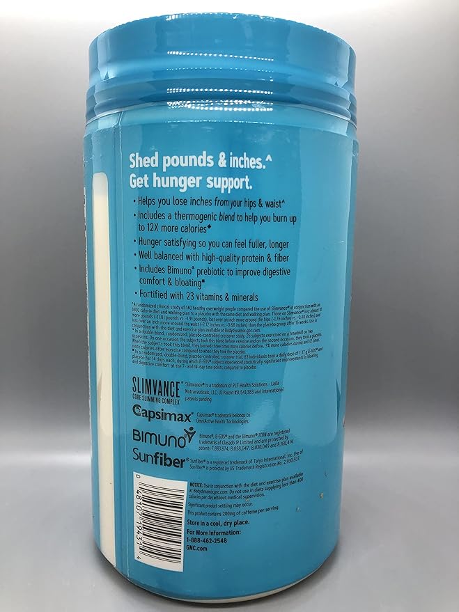 GNC Total Lean Lean Shake + Slimvance Stim - Strawberry Banana (20 Servings)