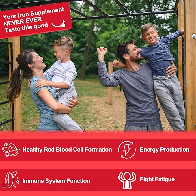 Glucosamine Chondroitin Gummies + Iron Supplement for Women