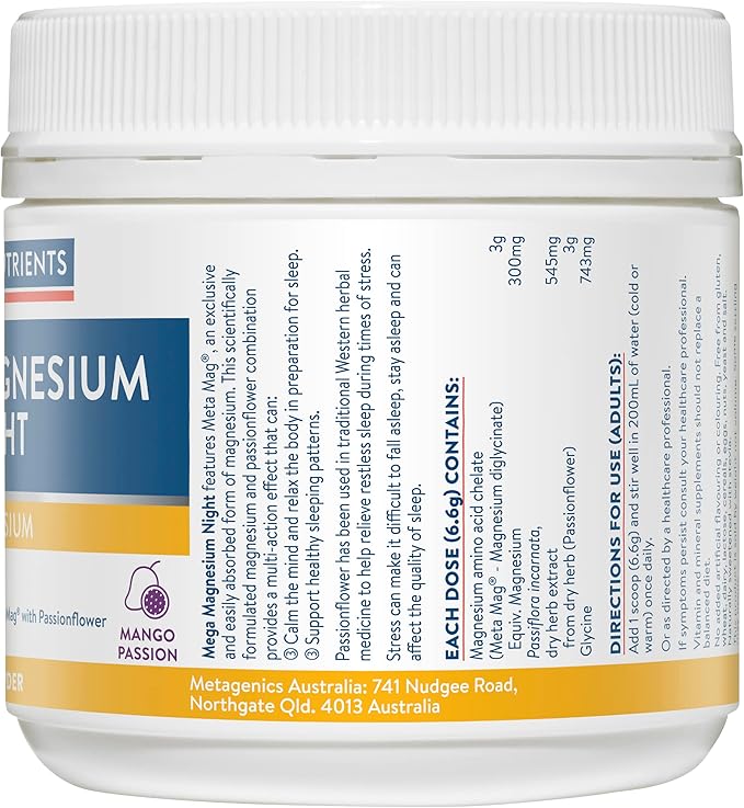 Ethical Nutrients Mega Magnesium Night 126g