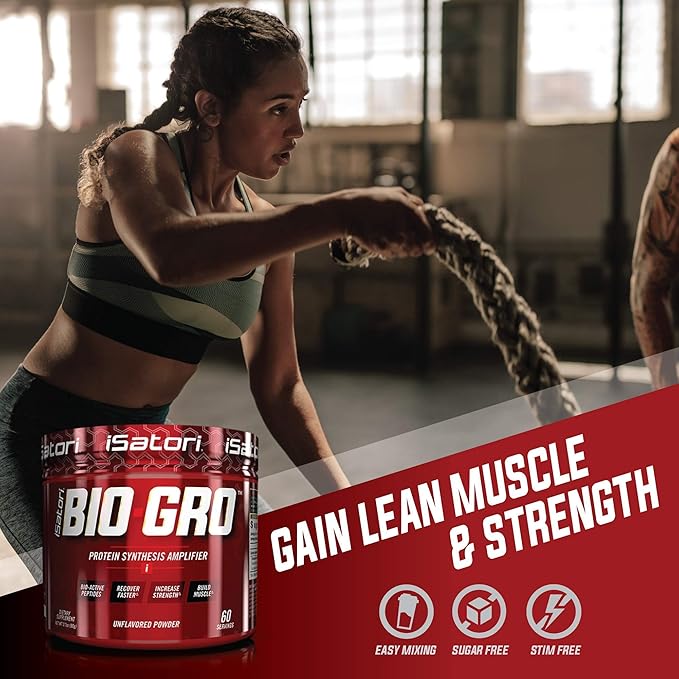 iSatori Bio-GRO Chocolate Ice Cream (60 Servings) &amp Bio-Active Whey Protein Powder Chocolate Sensation (30 Servings)