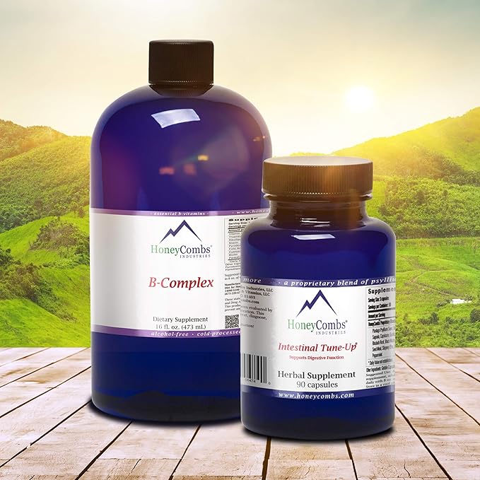 HoneyCombs Super B Complex 16 Oz + Intestinal Tune-Up